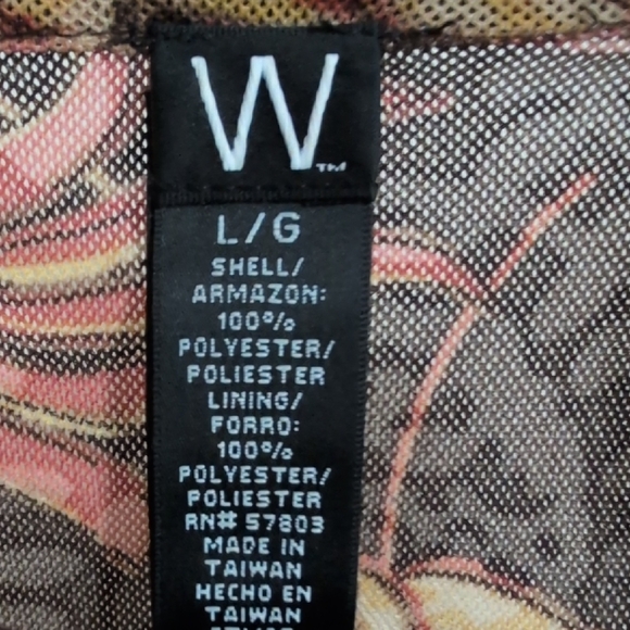 Work to Weekend Chic Brown Tan Blouse L Minimalist Professional Office Top - Picture 7 of 7